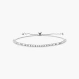Moissnaite Diamond Round Cut Bolo Fancy Style Bracelet