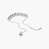 Round Cut Moissnaite Adjustable Bracelet For Women