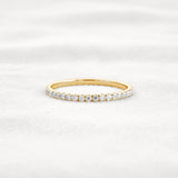 Moissanite Round Cut Full Eternity Wedding Proposal Band