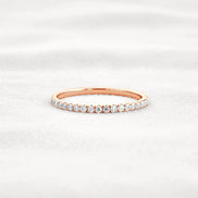 Moissanite Round Cut Full Eternity Wedding Proposal Band