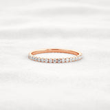 Moissanite Round Cut Full Eternity Wedding Proposal Band
