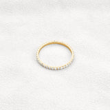 Moissanite Round Cut Full Eternity Wedding Proposal Band