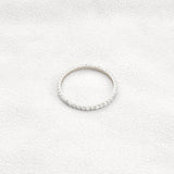 Moissanite Round Cut Full Eternity Wedding Proposal Band