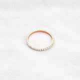 Moissanite Round Cut Full Eternity Wedding Proposal Band