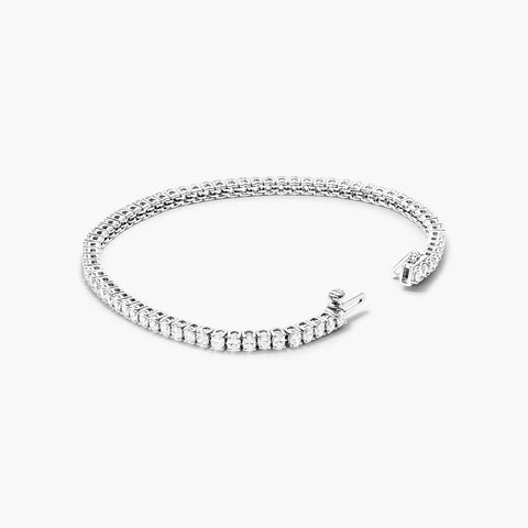 D Color Moissanite Oval Cut Tennis Dainty Bracelet Gift For Girls