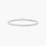 Princess Cut Lab Created Diamond Tennis Fancy Bracelet