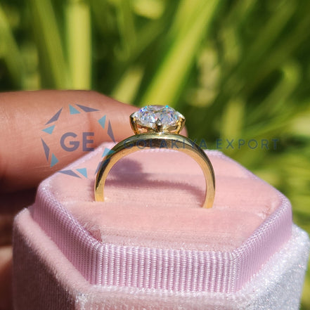 Oval Cut Solitaire Wedding Ring For Women