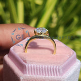 Oval Cut Solitaire Wedding Ring For Women