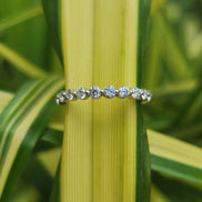 Half Eternity Round Cut Lab Grown Diamond Band