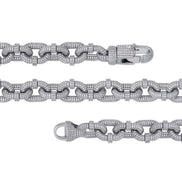 Carabiner Clip Moissanite Diamond Hip Hop Chain
