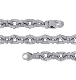 Carabiner Clip Moissanite Diamond Hip Hop Chain