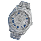 Full Iced Out Datejust Moissanite Watch