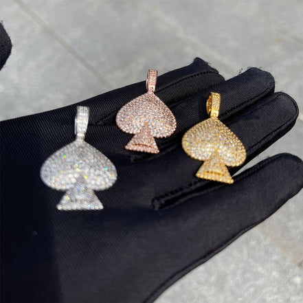 Heart Shape Moissanite Luxury Pendant