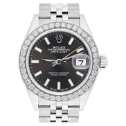 Datejust Black Color Dial Automatic Watch For Men's