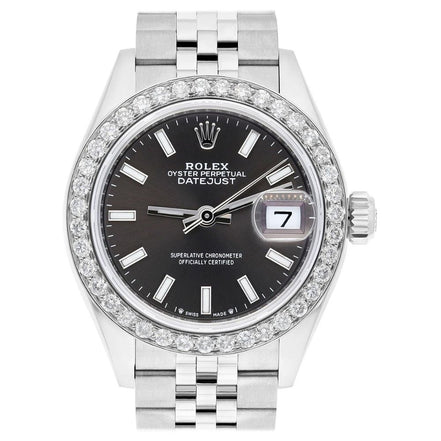 Datejust Black Color Dial Automatic Watch For Men's