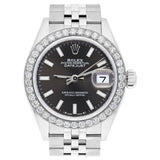 Datejust Black Color Dial Automatic Watch For Men's