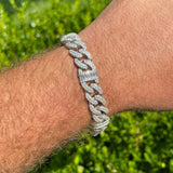 Men's Miami Link Moissanite Iced Out Luxury Men's Bracelet