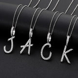 Customize Name Letter Moissanite Diamond Pendant