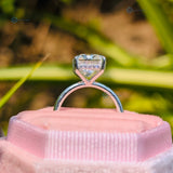 3.31CT Radiant Cut Lab Grown Diamond Engagement Ring