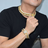 Iced Out Moissanite Diamond Miami Link Cuban Chian