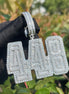 925 Sterling Silver Moissanite Diamond Luxury Iced Out Pendant