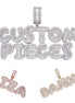 Custom Letter Name Moissanite Diamond Pendant