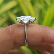 Marquise Cut Solitaire Engagement Ring