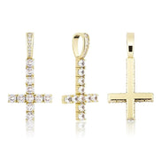 Cross Criss VVS1 Clarity Moissanite Diamond Pendant