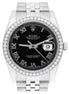 Automatic Stainless Steel Datejust Moissanite Watch