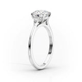 Pear Cut Moissanite Engagement Ring