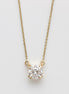 Solitaire Cushion Cut Moissanite Diamond Pendant
