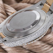 Datejust Moissanite Diamond Dual Tone Watch