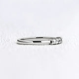 Five Stone D Color Moissanite Diamond Round Cut Band