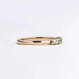Five Stone D Color Moissanite Diamond Round Cut Band
