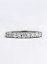Round Cut Half Eternity Wedding Band