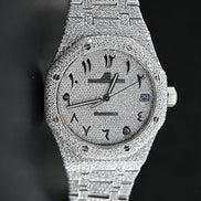 Moissanite Full White Automatic Hip Hop Watch For Him
