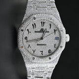 Moissanite Full White Automatic Hip Hop Watch For Him
