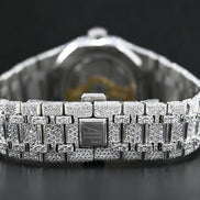 Moissanite Full White Automatic Hip Hop Watch For Him