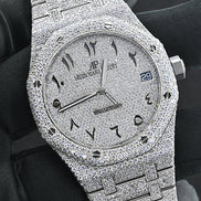 Moissanite Full White Automatic Hip Hop Watch For Him