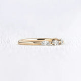 VVS1 Moissnite Marquise Cut Half Eternity Ring