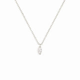 Marquise Cut Solitaire Moissanite Diamond Pendant For Her