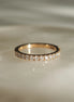 VVS1 Moissnaite Round Cut Half Eternity Wedding Band