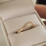 Moissnaite Round Cut Eternity Band For Women