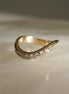 Elegant Style Round Cut Moissanite Wedding Band