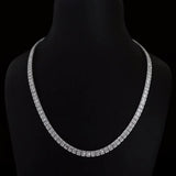 18MM Moissanite Nacklace Chain Sterling Silver Hip Hop Chain