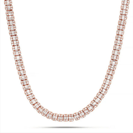 18MM Moissanite Nacklace Chain Sterling Silver Hip Hop Chain