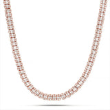 18MM Moissanite Nacklace Chain Sterling Silver Hip Hop Chain