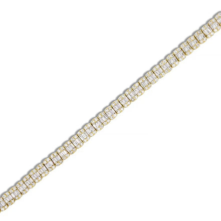 18MM Moissanite Nacklace Chain Sterling Silver Hip Hop Chain
