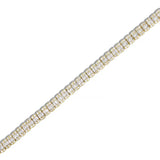 18MM Moissanite Nacklace Chain Sterling Silver Hip Hop Chain