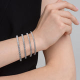 D Color Moissanite Round Cut Tennis Bracelets For Women